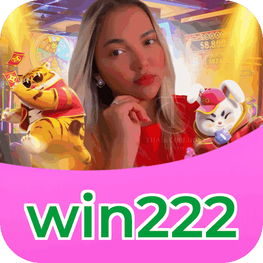 Interface do aplicativo win222 mostrando jogos disponíveis no iOS e Android